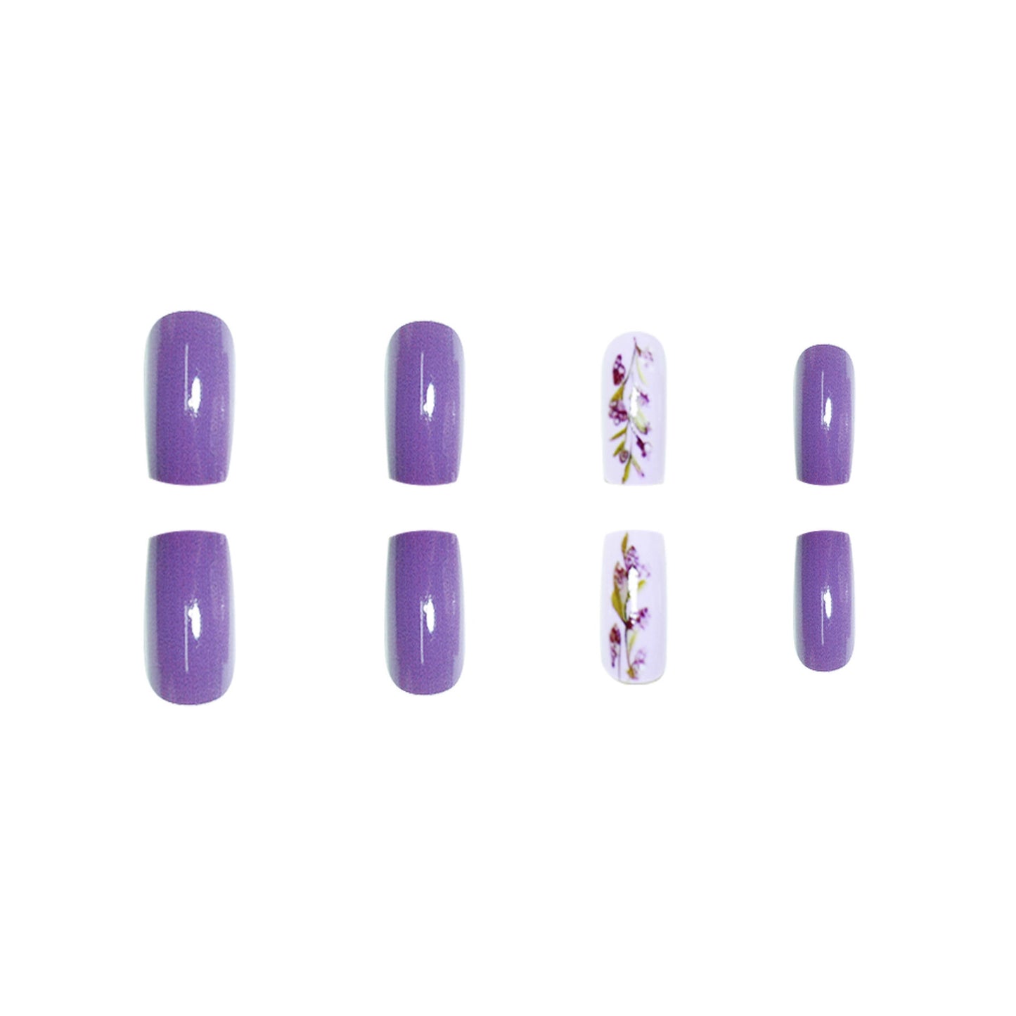 Floral Nail Art Press-On Extensions Brehn