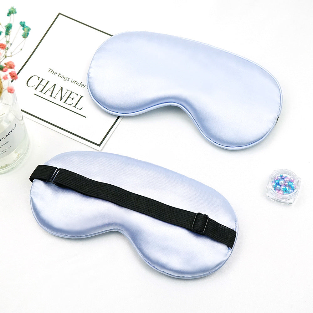 Unisex nan luxuriöse seidene Schlafmaske mit konturierter Augenmulde und verstellbarem Elastikband Brehn