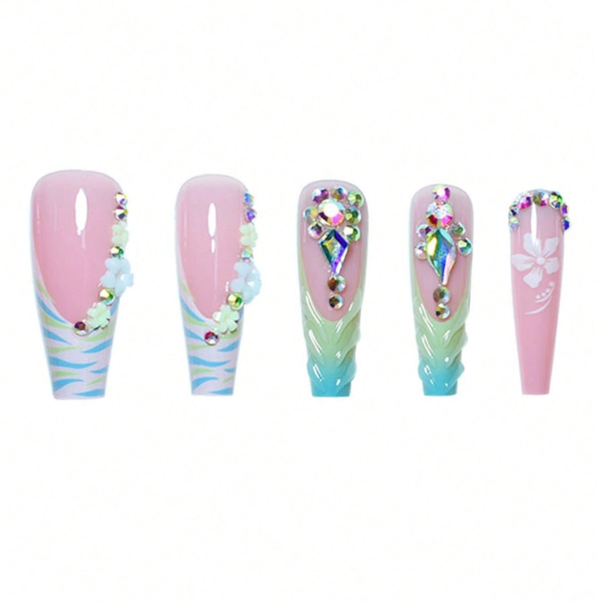 Künstlerische Designer-Nagelverstärkungen Brehn
