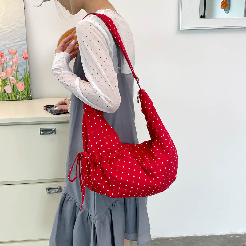 Modische Pünktchen Hobo Tasche