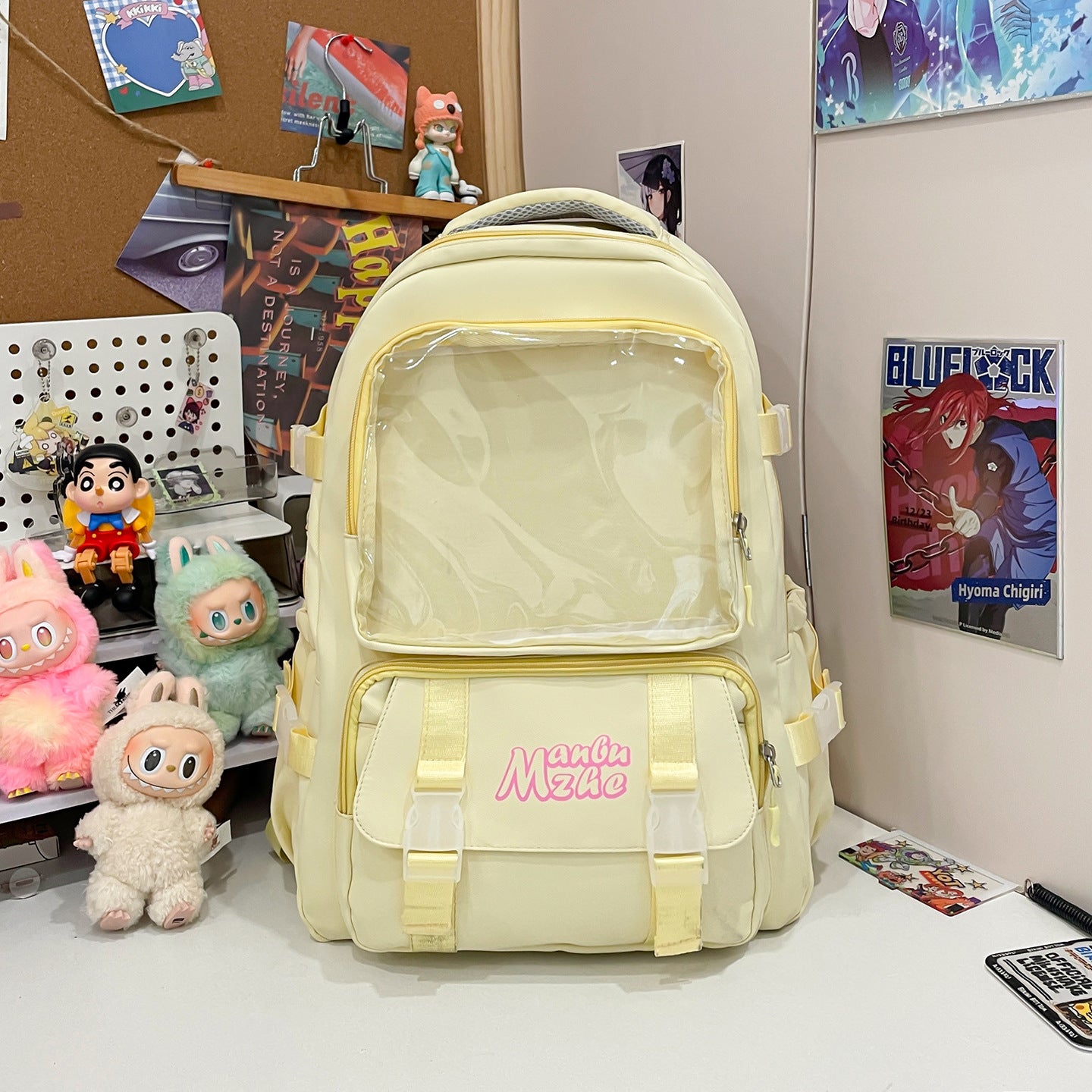 Transparente Mehrfach-Taschen-Schul-Rucksack
