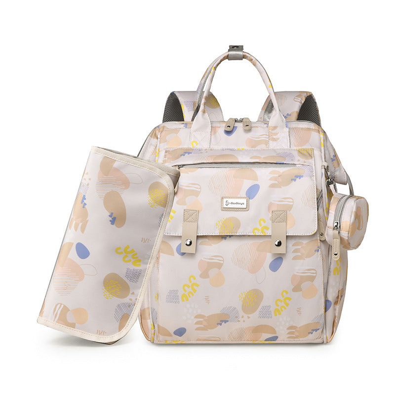 Vielseitiger multifunktionaler Wickel- und Reise-Rucksack Brehn