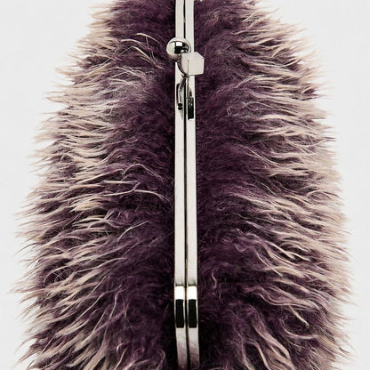 Plüsch Kunstfell Abend Clutch