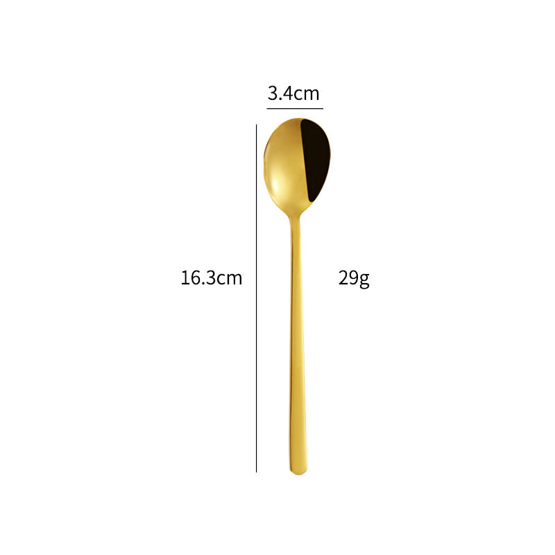 Eleganter Dessertlöffel mit Luxuriöser Goldener Oberfläche Brehn