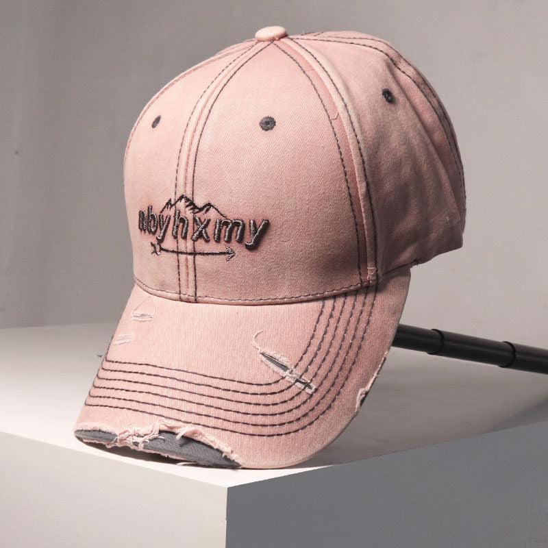 Herren Vintage Verwaschenes Denim Baseball Cap Brehn