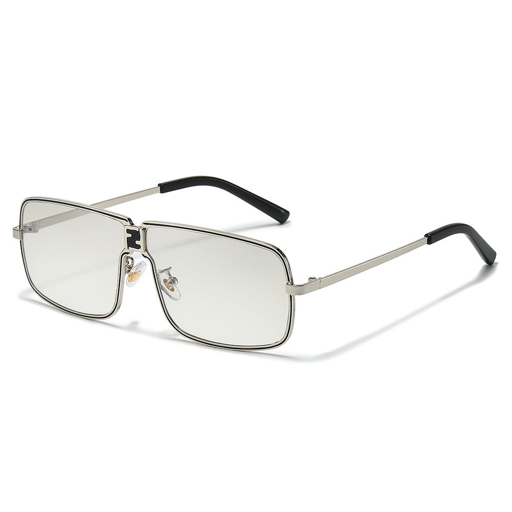 Hochmodische geometrische Rahmen-Sonnenbrille Brehn
