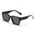 Damen modische Sonnenbrille im einzigartigen Design mit übergroßen Gläsern Brehn