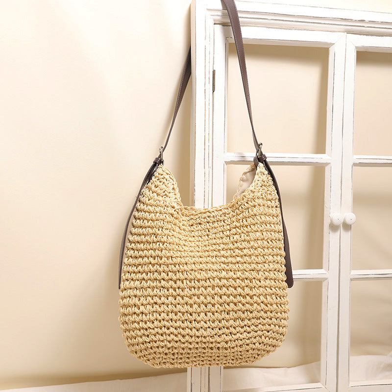 Damen Handtasche mit elegantem geflochtenem Design Brehn