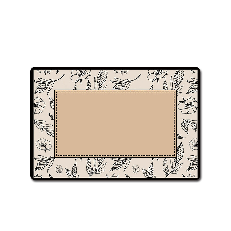Blumenmuster Badezimmermatte Brehn