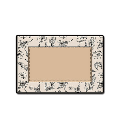 Blumenmuster Badezimmermatte Brehn