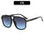 Elegante Übergroße Quadratische Sonnenbrille
