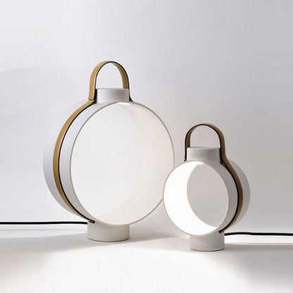 Moderne Kreisförmige Tragbare Tischlampe