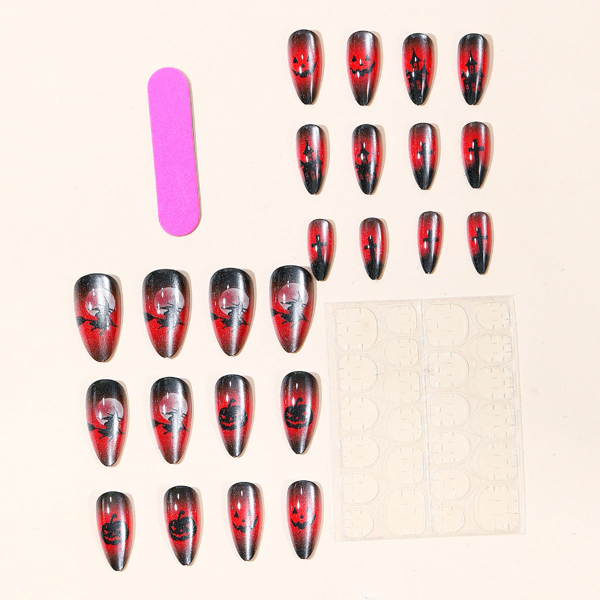 Halloween-Themen Gothic Nail Art Brehn