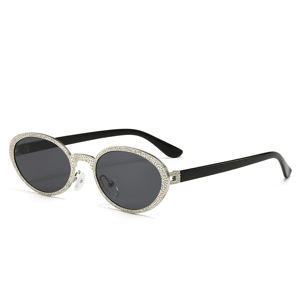 Damen Glamouröse Sonnenbrille mit luxuriösem Schmuckrahmen Brehn