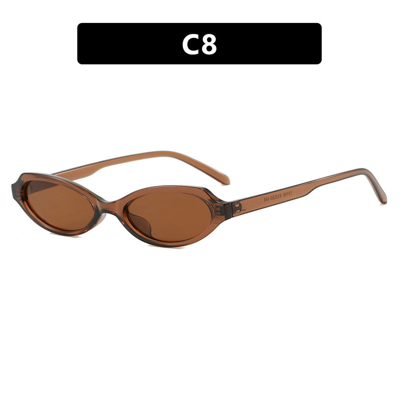 Damen elegante Sonnenbrille im stylischen Ovaldesign Brehn