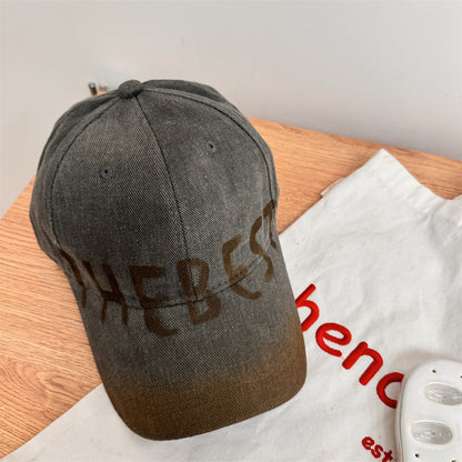 Damen Vintage Denim Baseball Cap Brehn