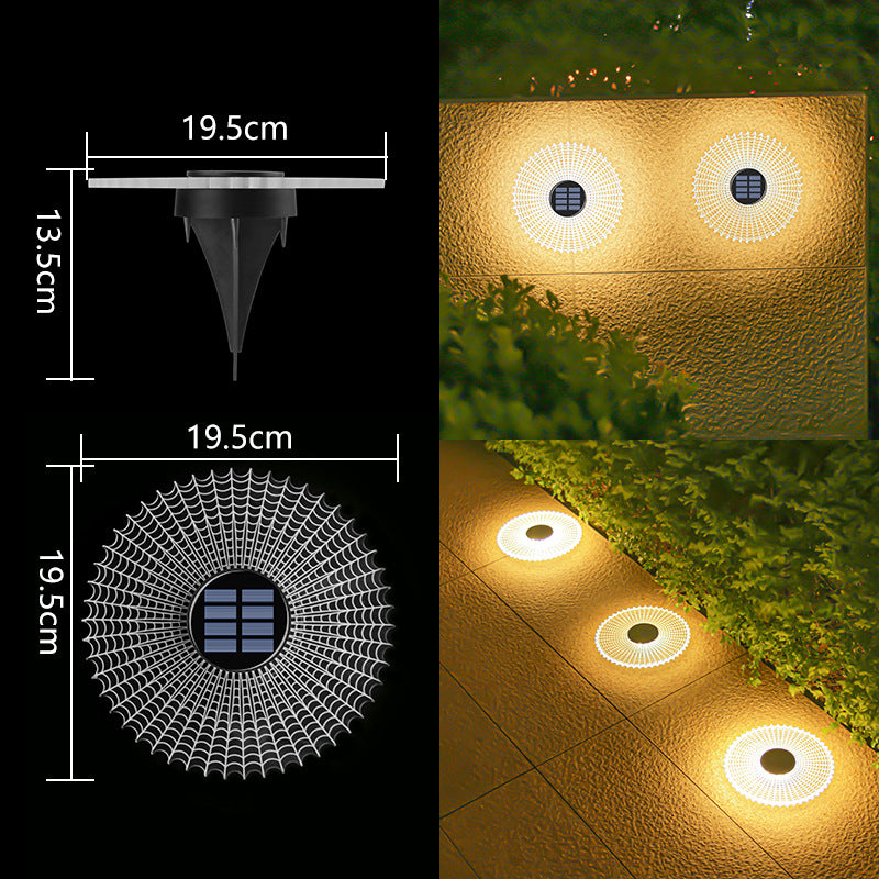 Dekorative Solar-Acryl-Blüten-Gartenstecker LED-Wegeleuchte Brehn