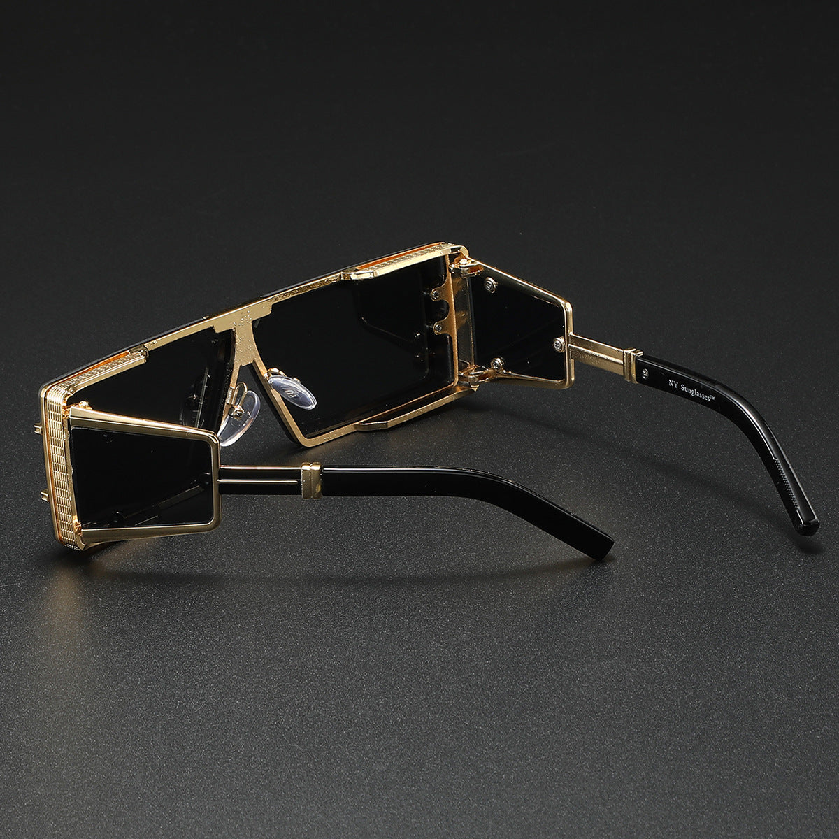 Damen Modische Designer-Sonnenbrille mit großzügigem Rahmen und stilvollem Akzent Brehn
