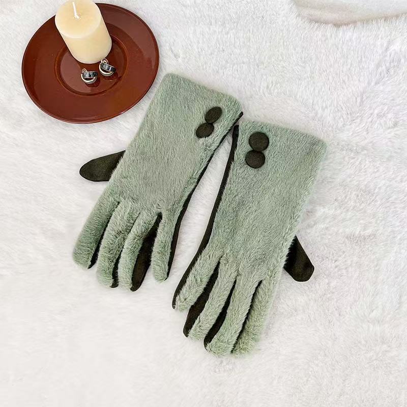 Plüsch Fleecegefütterte Touchscreen-Handschuhe Brehn