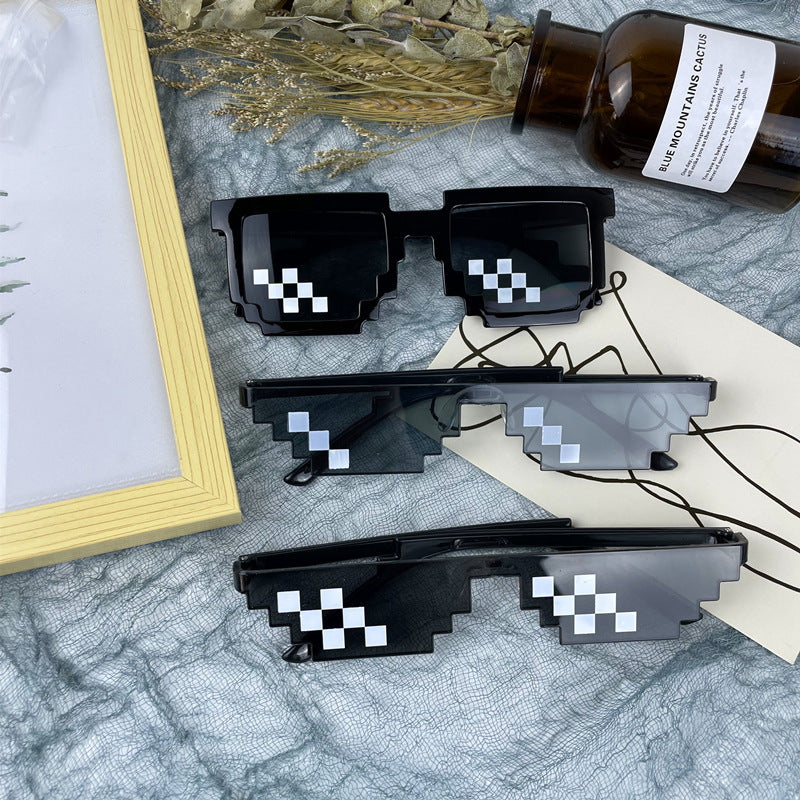 Fette geometrische Shield-Sonnenbrille Brehn