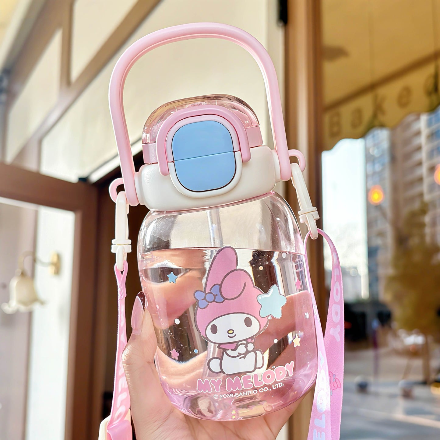 Damen Praktische Trinkflasche mit ergonomischem Griff Brehn