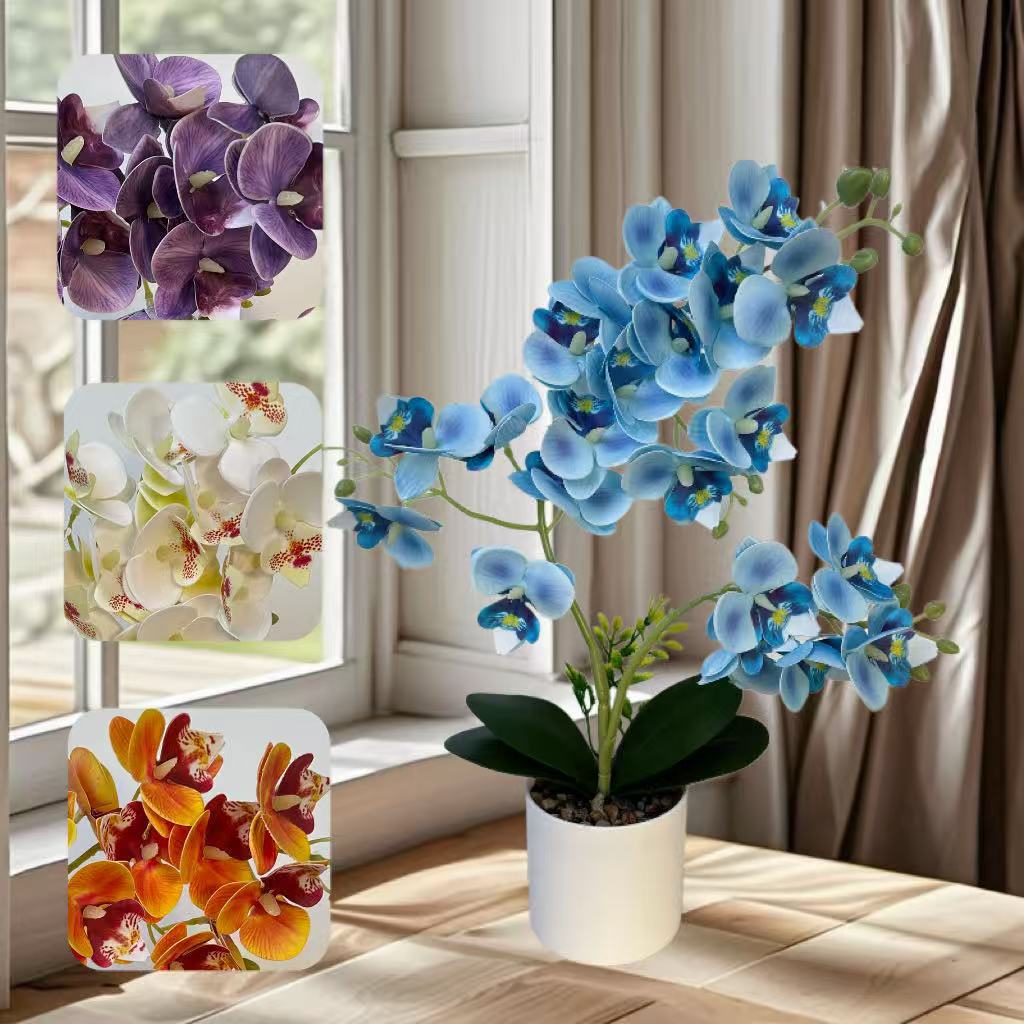 Lebensechte künstliche Orchideenpflanze