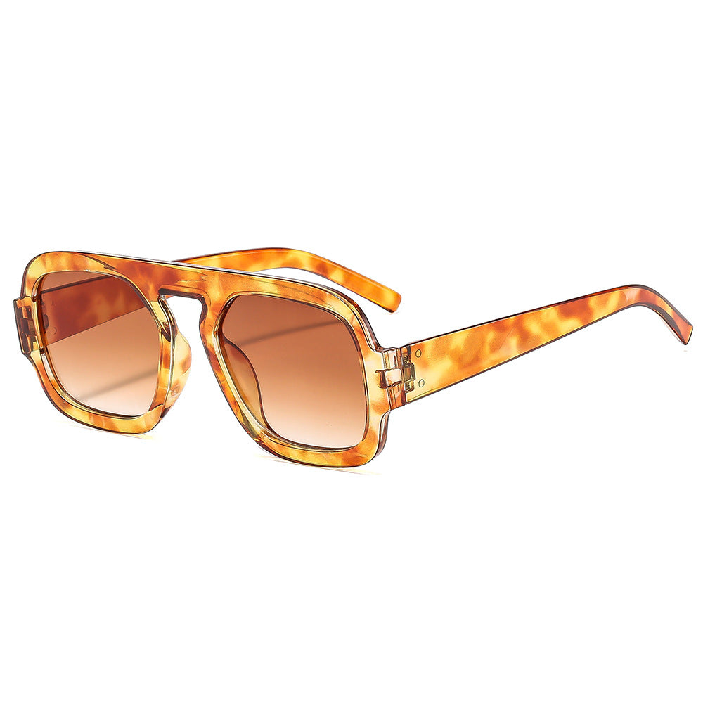Herren Bold Retro-inspirierte quadratische Sonnenbrille Brehn