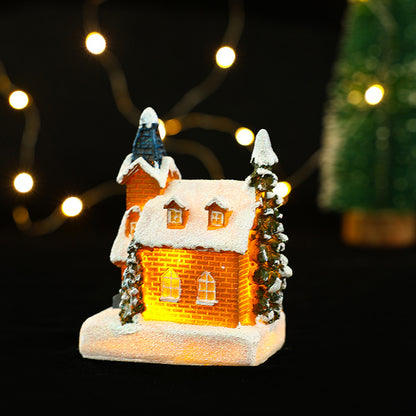 Dekorative Weihnachtsbeleuchtung mit LED-Hausdesign Brehn