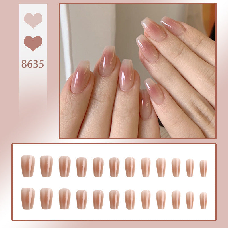 Kunstnägel mit natürlichem Finish Brehn