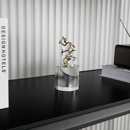 Skulpturelle dekorative Akrobat-Figurine