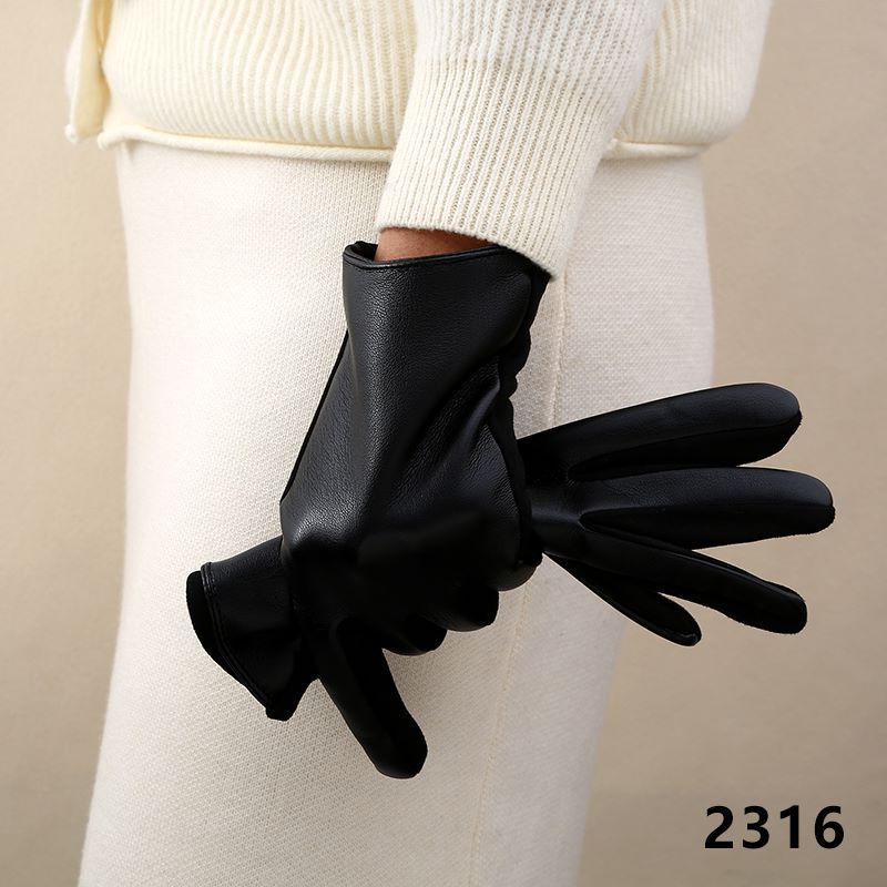 Luxuriöse Leder-Touchscreen-Handschuhe Brehn