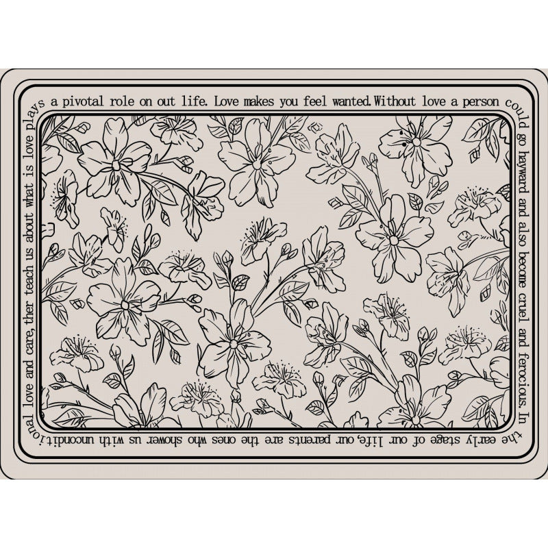 Dekorative florale Tischsets Brehn