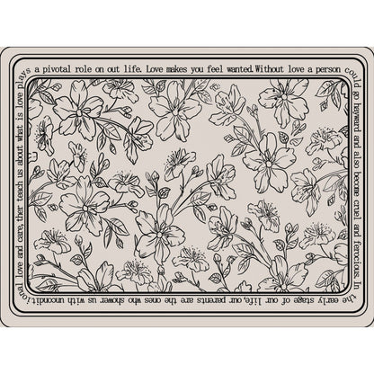 Dekorative florale Tischsets Brehn