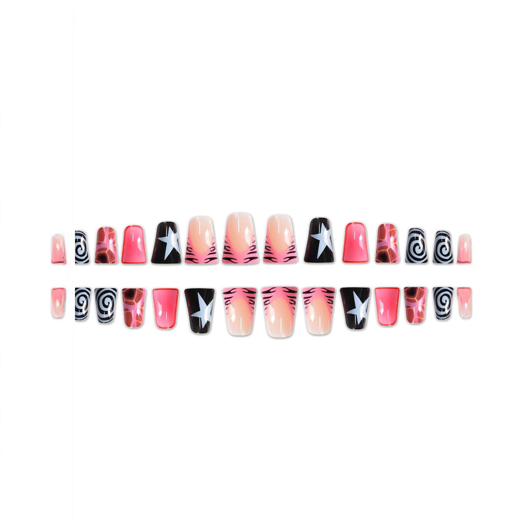 Künstlerische abstrakte Nail Enhancements Brehn
