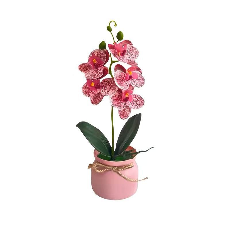 Lebensechte Orchideenpflanze Dekoration für die Wohnkultur