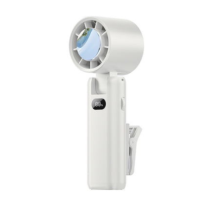 Unisex Tragbarer Clip-Ventilator mit LED-Anzeige Brehn