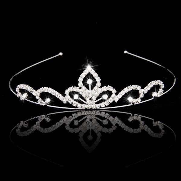 Damen Kristallverzierte Tiara Brehn