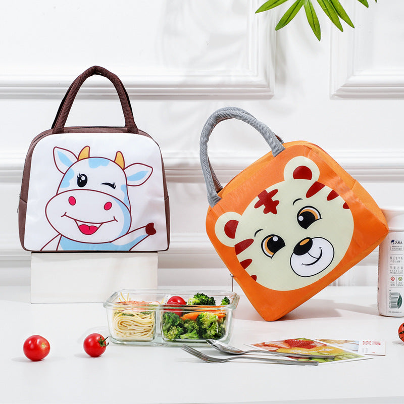 Süßes Hasen-Themen Isolierte Lunch Tasche Brehn