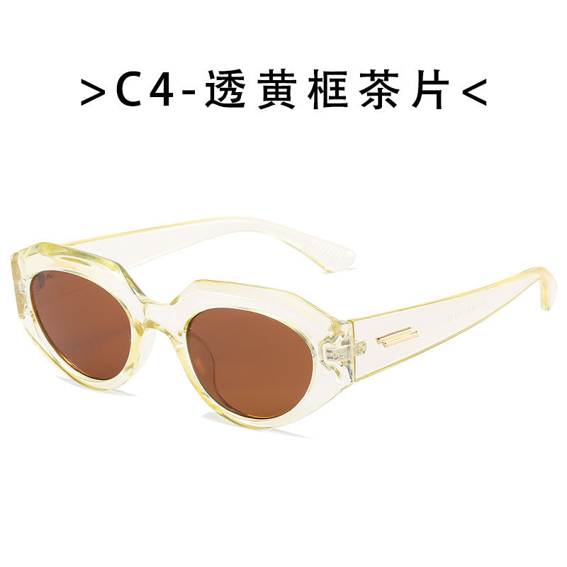 Damen geometrische Cat-Eye Sonnenbrille Brehn