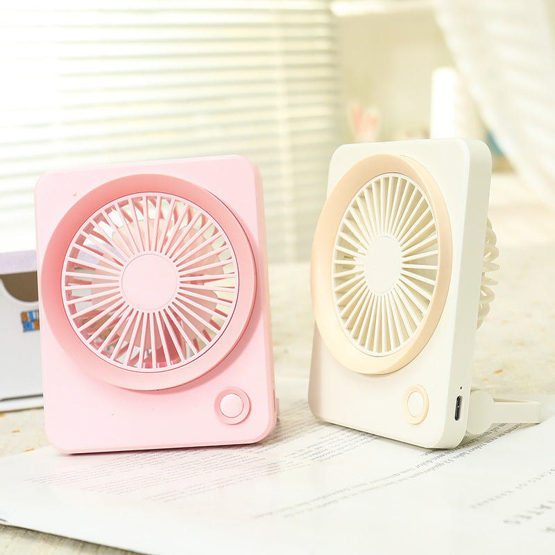 Damen Tragbarer Mini-Tischventilator mit USB-Anschluss und flexibler Neigung Brehn