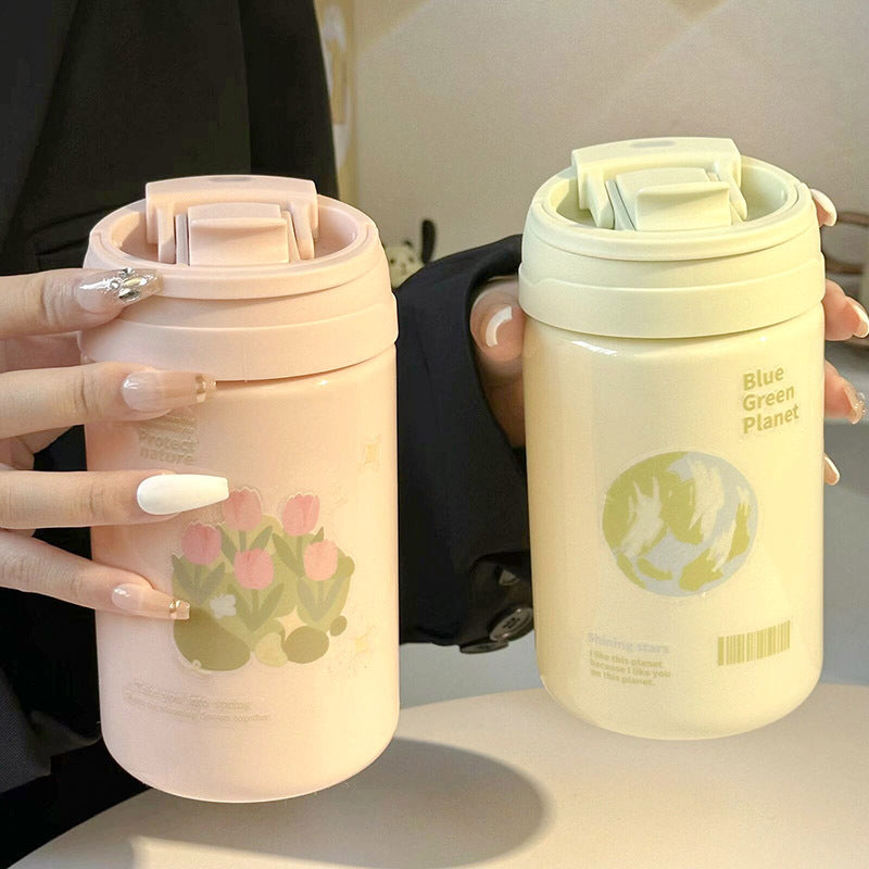 Damen Isolierbecher mit innovativem Selbstverschluss Brehn