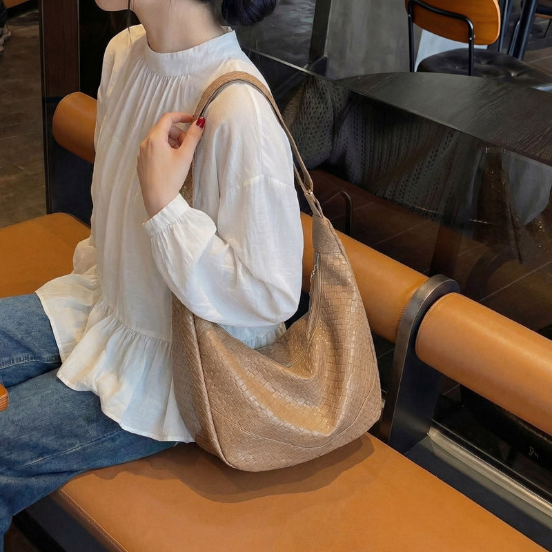 WoWoven Texturierte Hobo-Handtasche Brehn