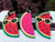 Wassermelonen-Themen Gepäckanhänger Brehn