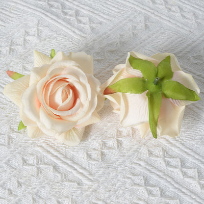 Elegante Stoff-Rosen-Haarspange