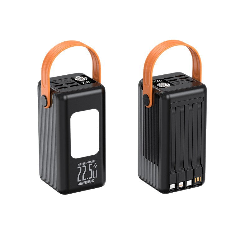 Tragbare Powerbank mit Ergonomischem Griff und Digitaler Ladeanzeige Brehn
