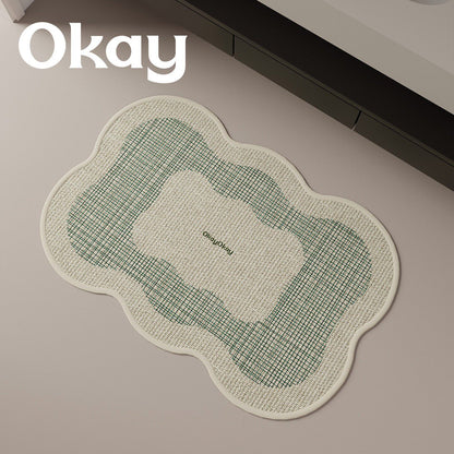 Cloud-shaped Woven Decorative Area Rug