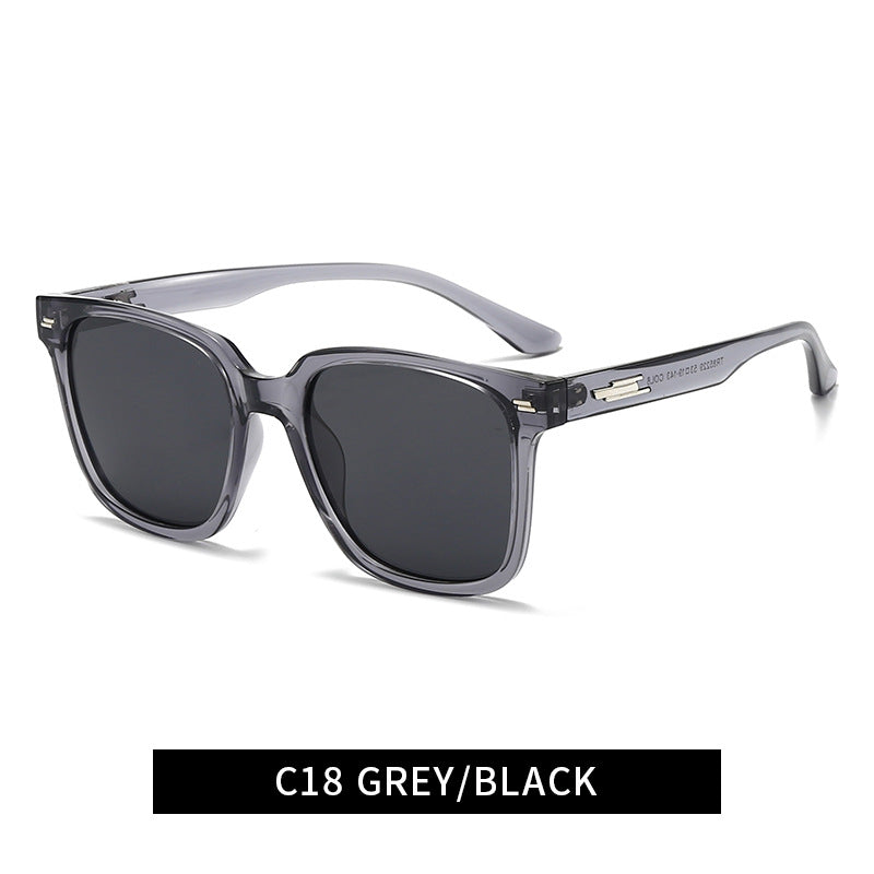 Damen modische quadratische Sonnenbrille mit UV-Schutz und flexiblem Gestell Brehn