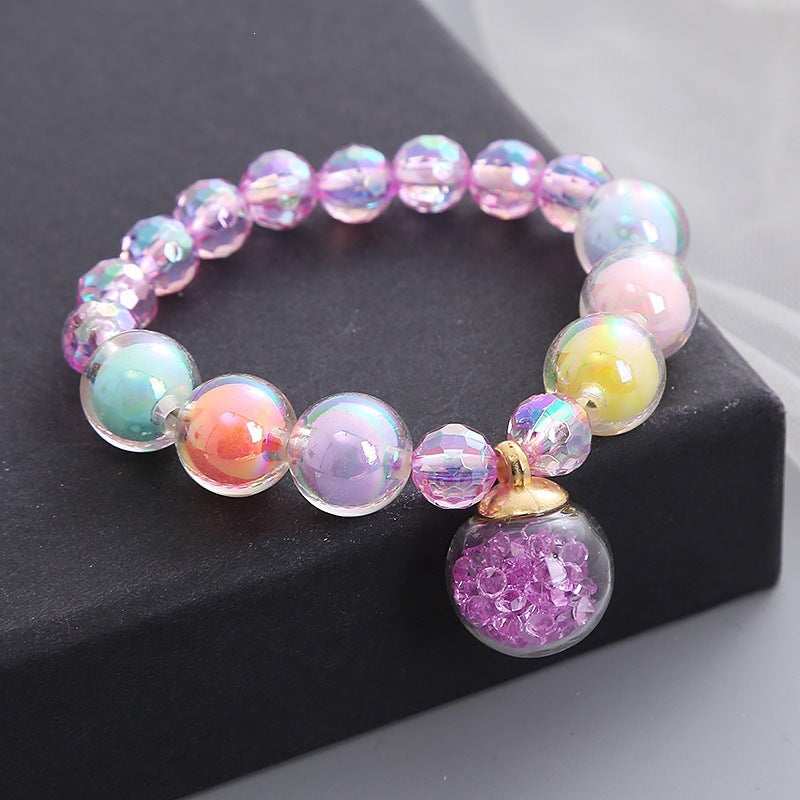 Armband Aus Bunten Glasperlen Brehn