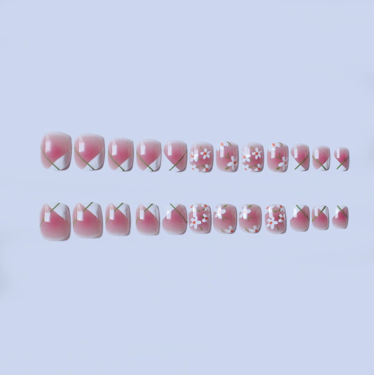 Florale Design Nagelkunst Set