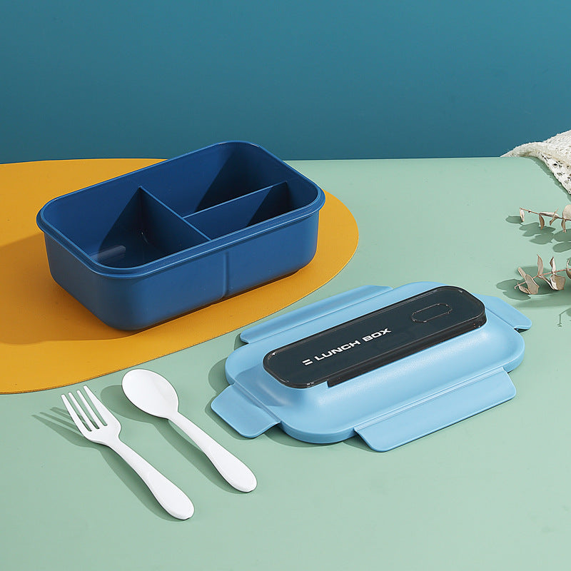 Vielseitige Auslaufsichere Bento Lunchbox mit Eingebautem Besteckset